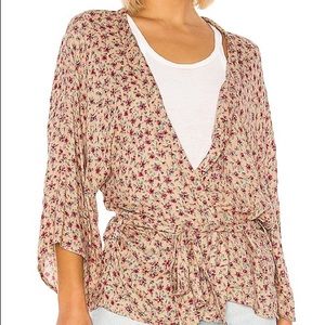 NWT Jen's Pirate Booty Crowne Kimono in Dusty Rose